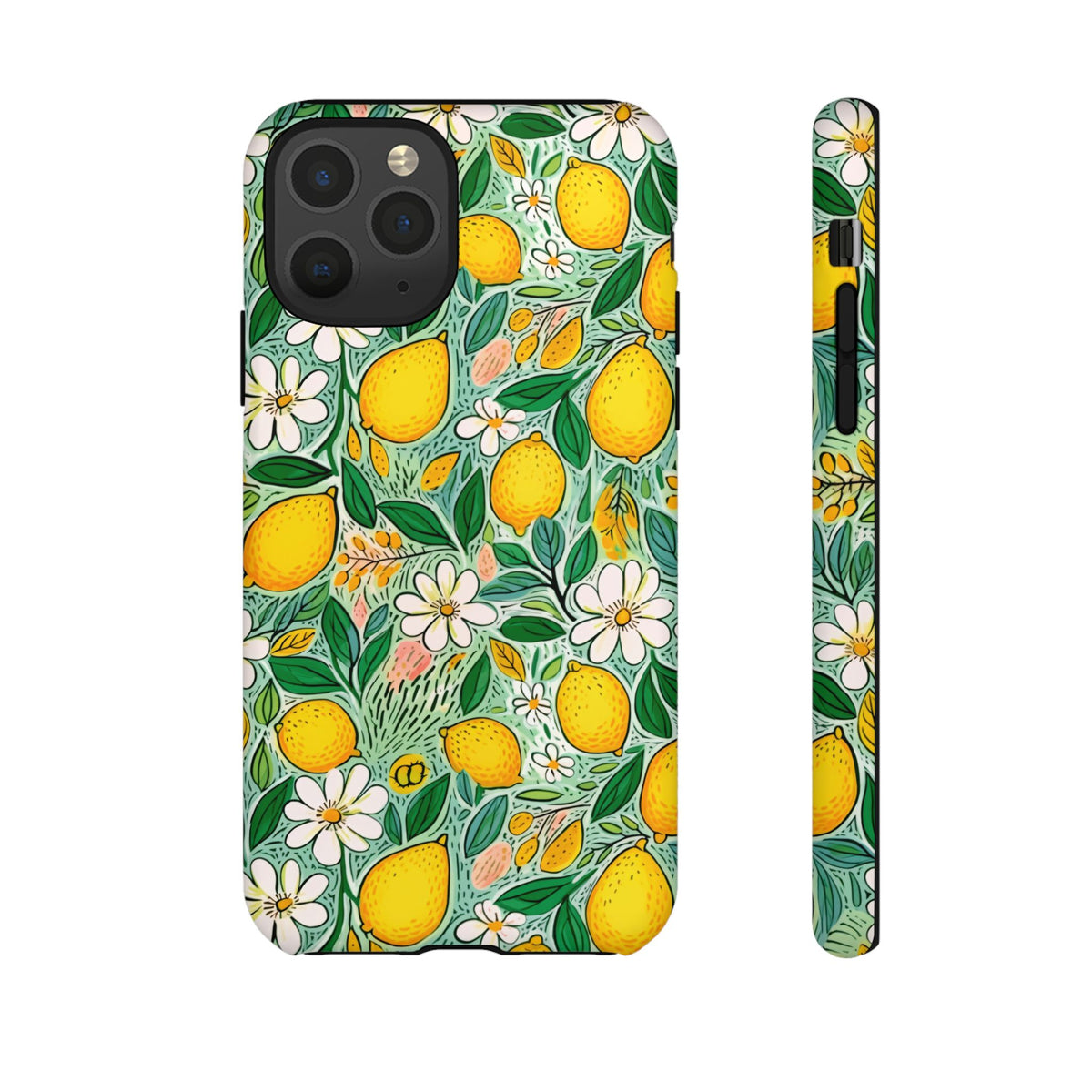 Cute Summer Lemons Phone Case – Refreshing Citrus Design for Your Phone 3