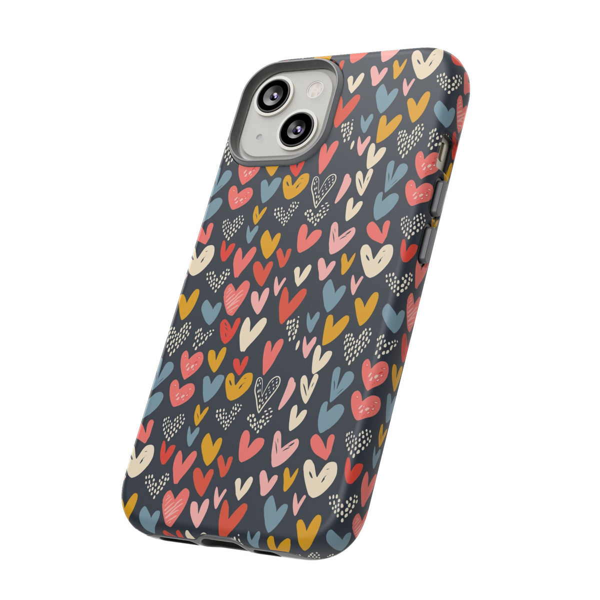 Heart Pattern Phone Case – Stylish & Loving Design for Your Device 816