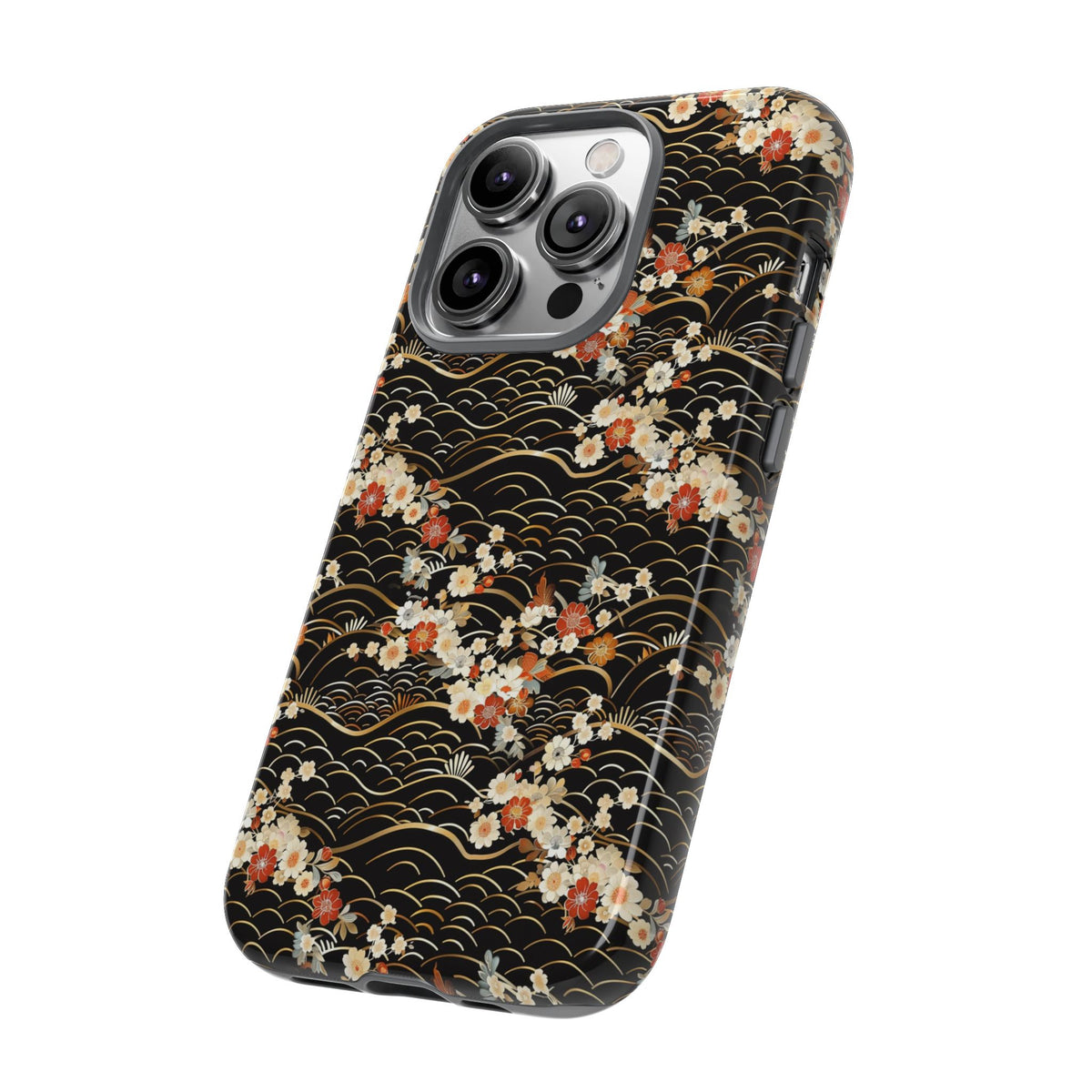 Japanese Pattern Phone Case – Elegant & Timeless Design for Your Phone 097