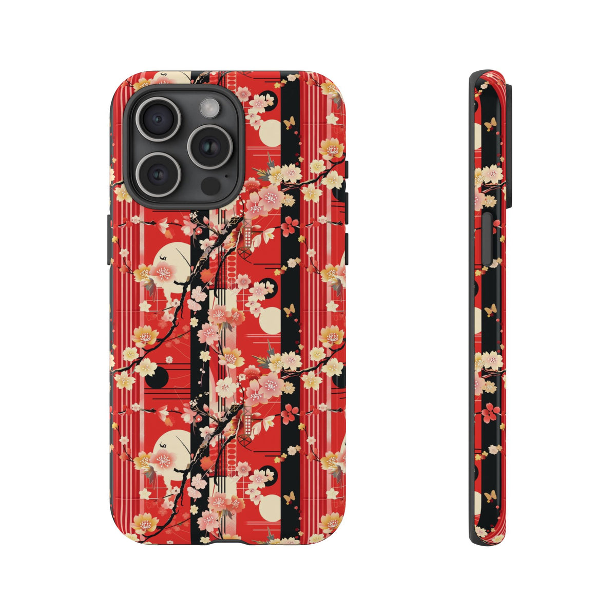 Japanese Pattern Phone Case – Elegant & Timeless Design for Your Phone 026