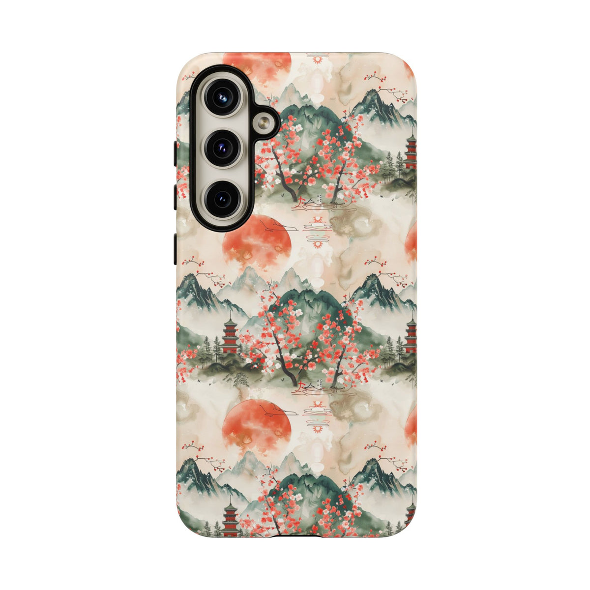 Japanese Pattern Phone Case – Elegant & Timeless Design for Your Phone 057