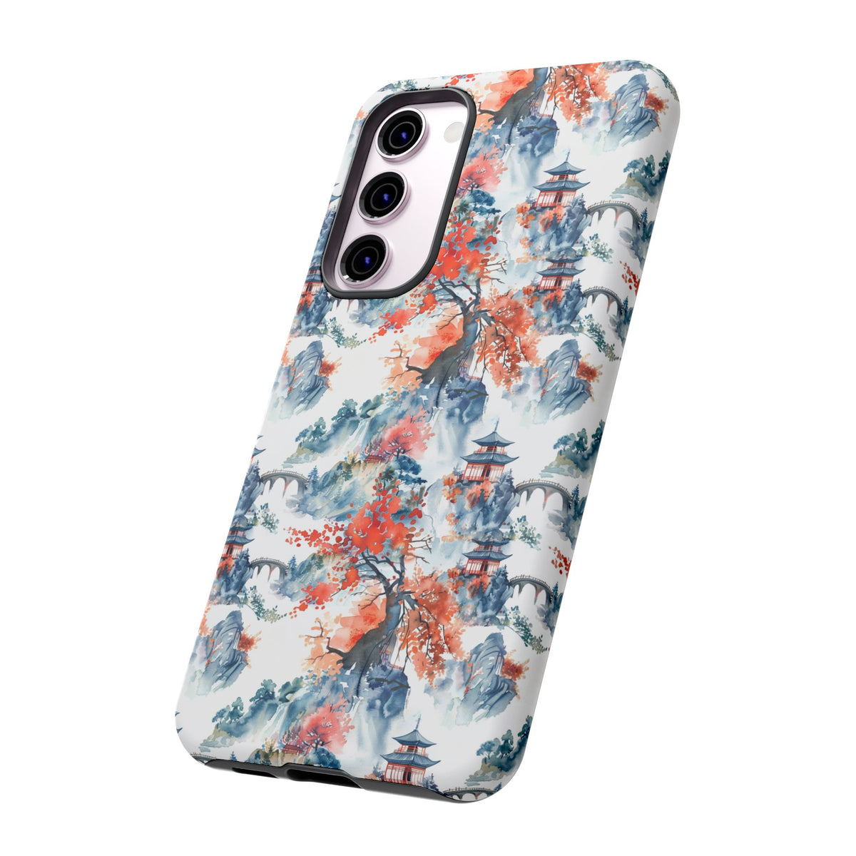 Japanese Pattern Phone Case – Elegant & Timeless Design for Your Phone 043