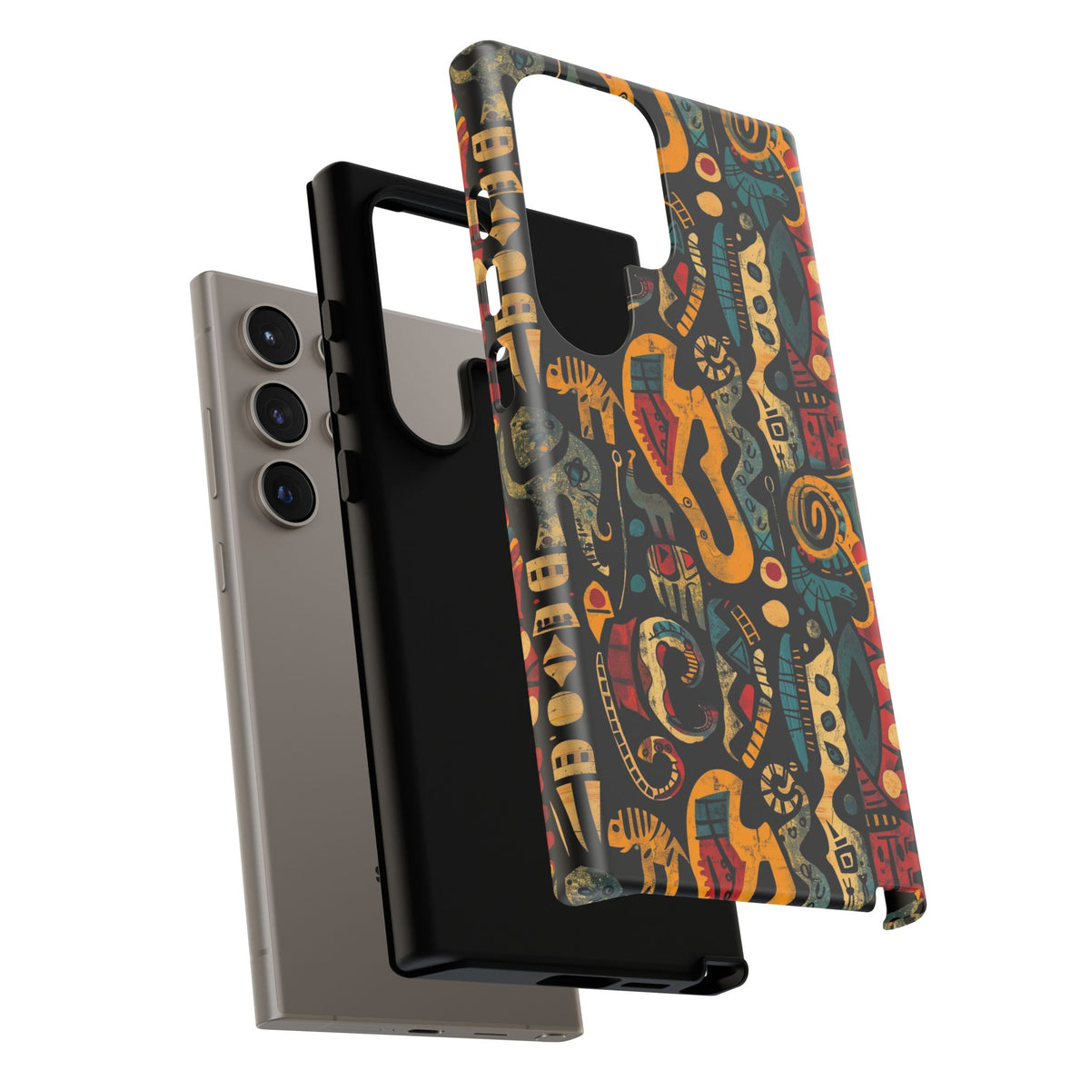 Stylish African Pattern Phone Case – Unique and Vibrant Protection 153