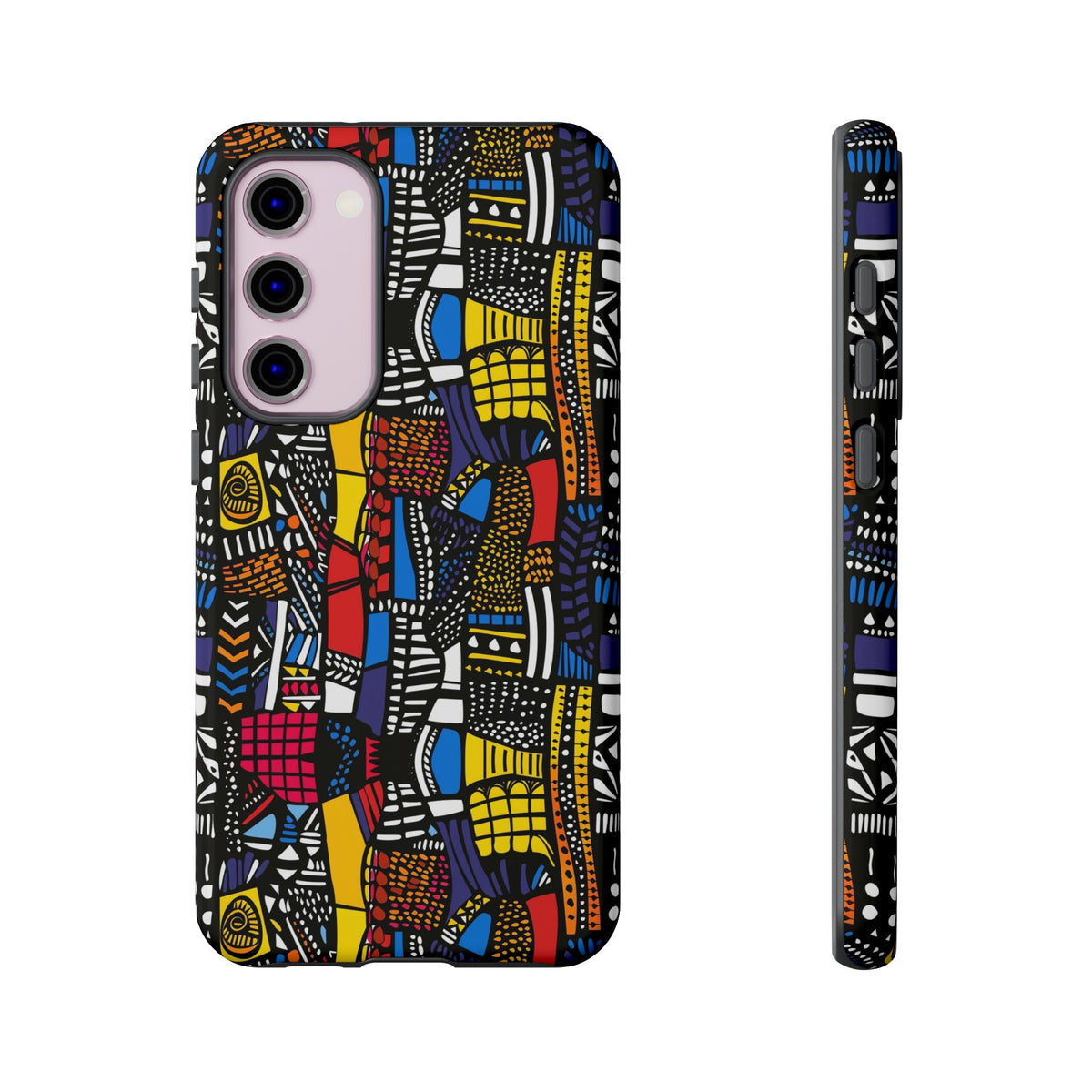 Stylish African Pattern Phone Case – Unique and Vibrant Protection 201