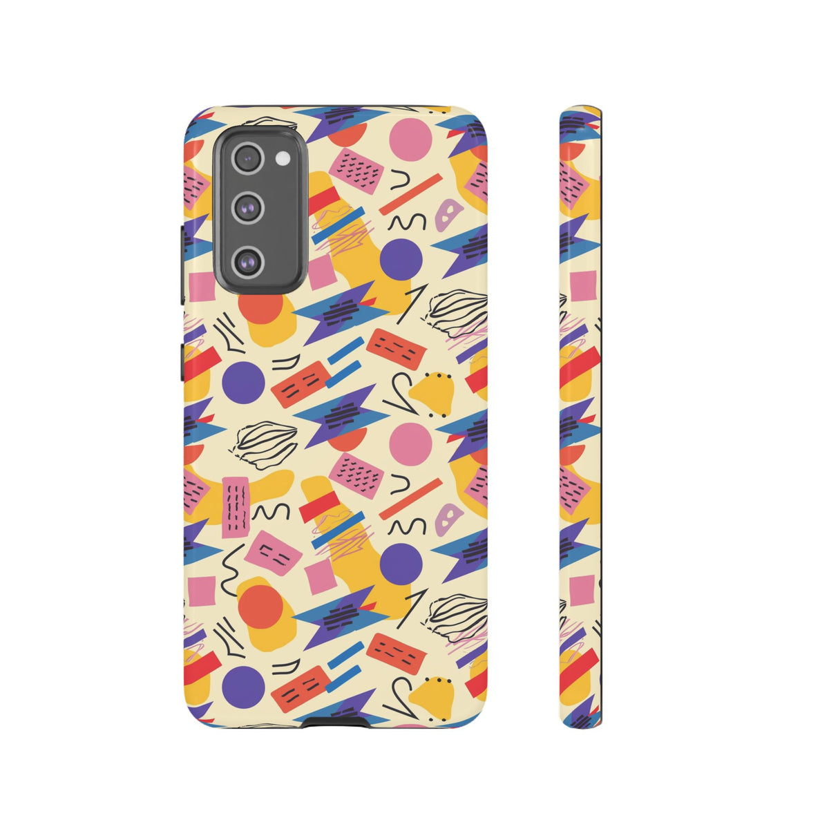 90s Themed Seamless Pattern Phone Case – Embrace Retro Style and Protection 270