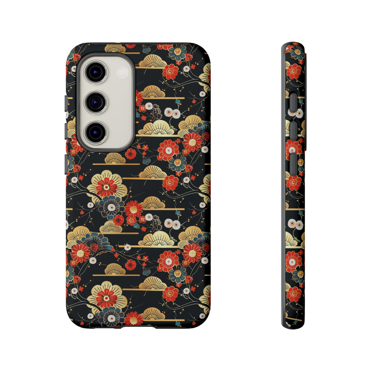 Japanese Pattern Phone Case – Elegant & Timeless Design for Your Phone 063