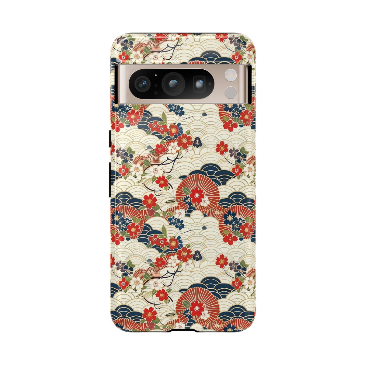 Japanese Pattern Phone Case – Elegant & Timeless Design for Your Phone 124