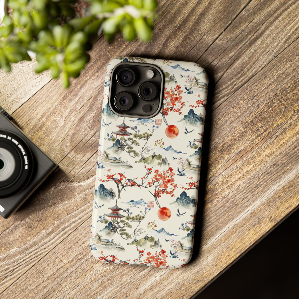 Japanese Pattern Phone Case – Elegant & Timeless Design for Your Phone 120