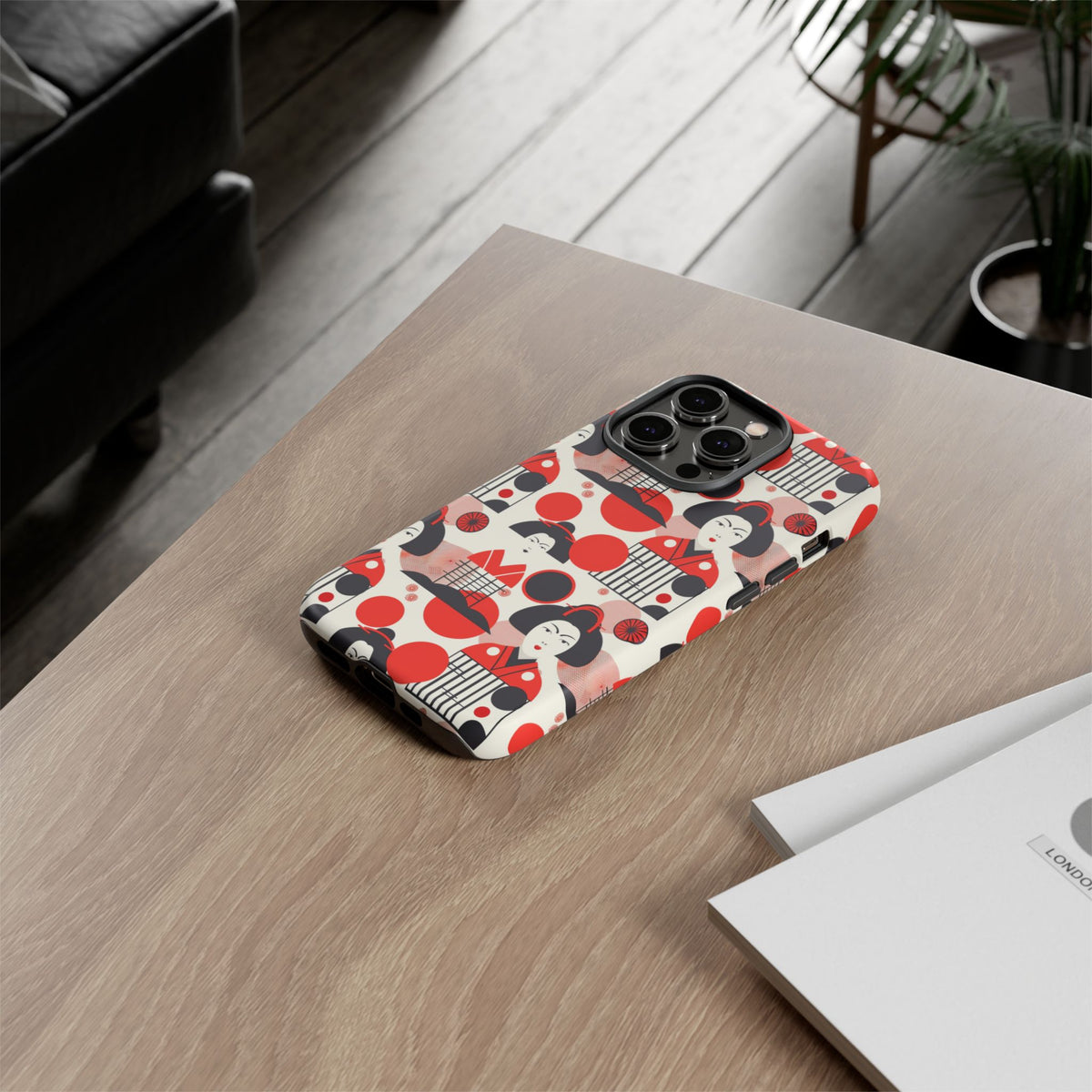 Japanese Pattern Phone Case – Elegant & Timeless Design for Your Phone 018