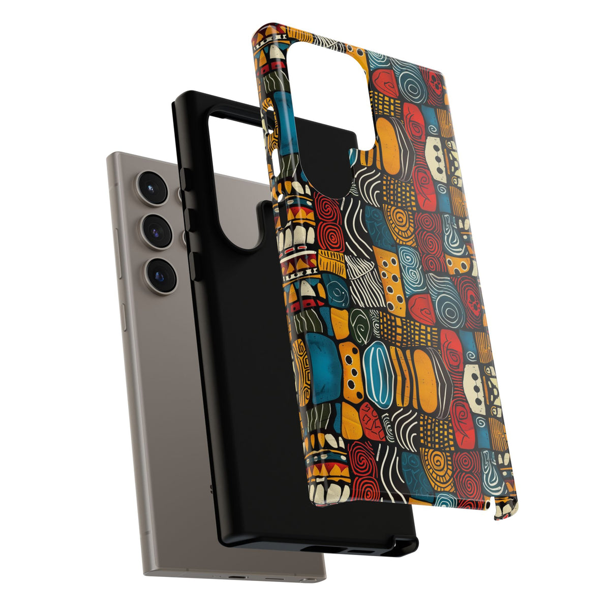 Stylish African Pattern Phone Case – Unique and Vibrant Protection 159