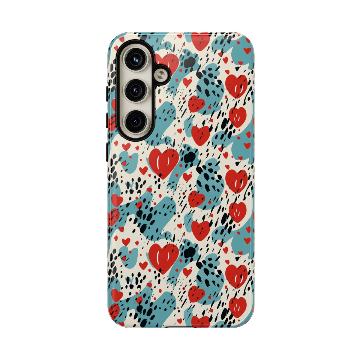 Heart Pattern Phone Case – Stylish & Loving Design for Your Device 822