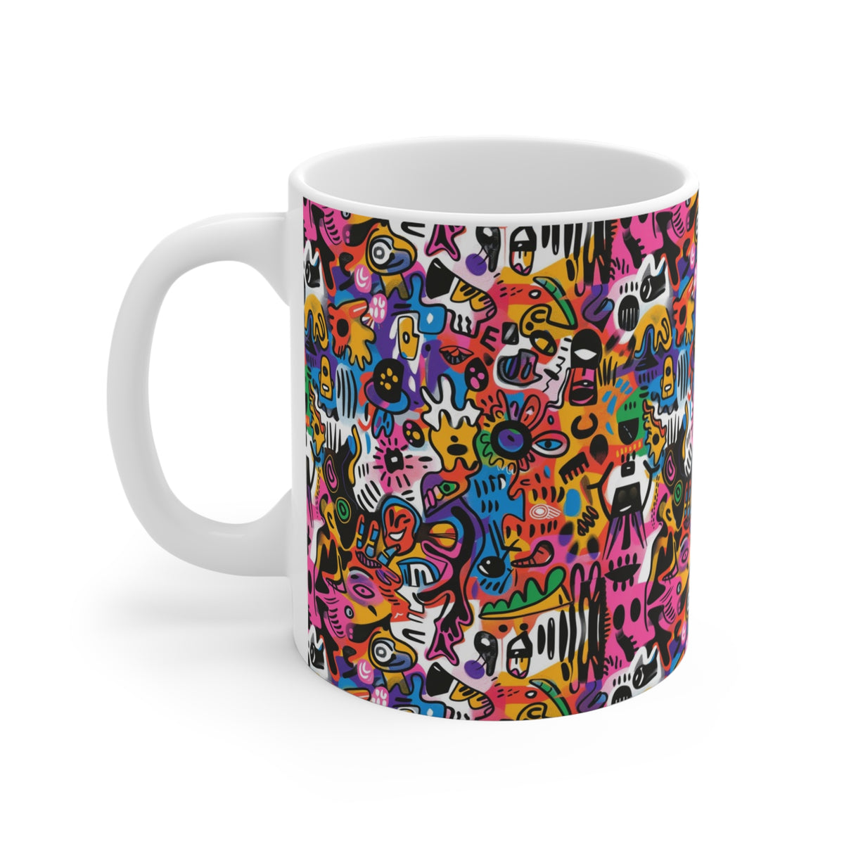 Artistic Doodle Coffee Mug - Sip with Imagination 213