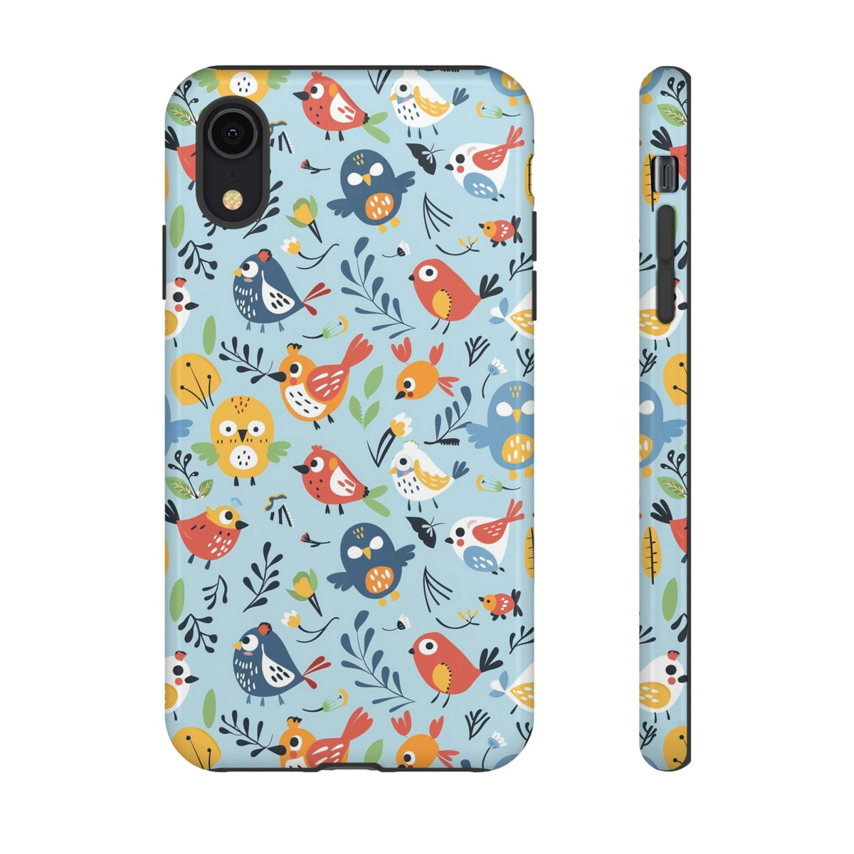 Birds Seamless Pattern Phone Case – Elegant and Timeless Avian Design 7