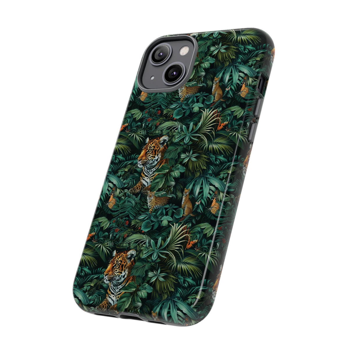 Jungle Pattern Phone Case – Exotic & Lush Design for Your Phone 326