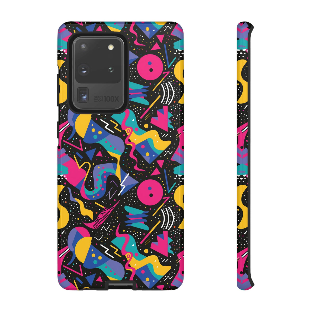 90s Themed Seamless Pattern Phone Case – Embrace Retro Style and Protection 302