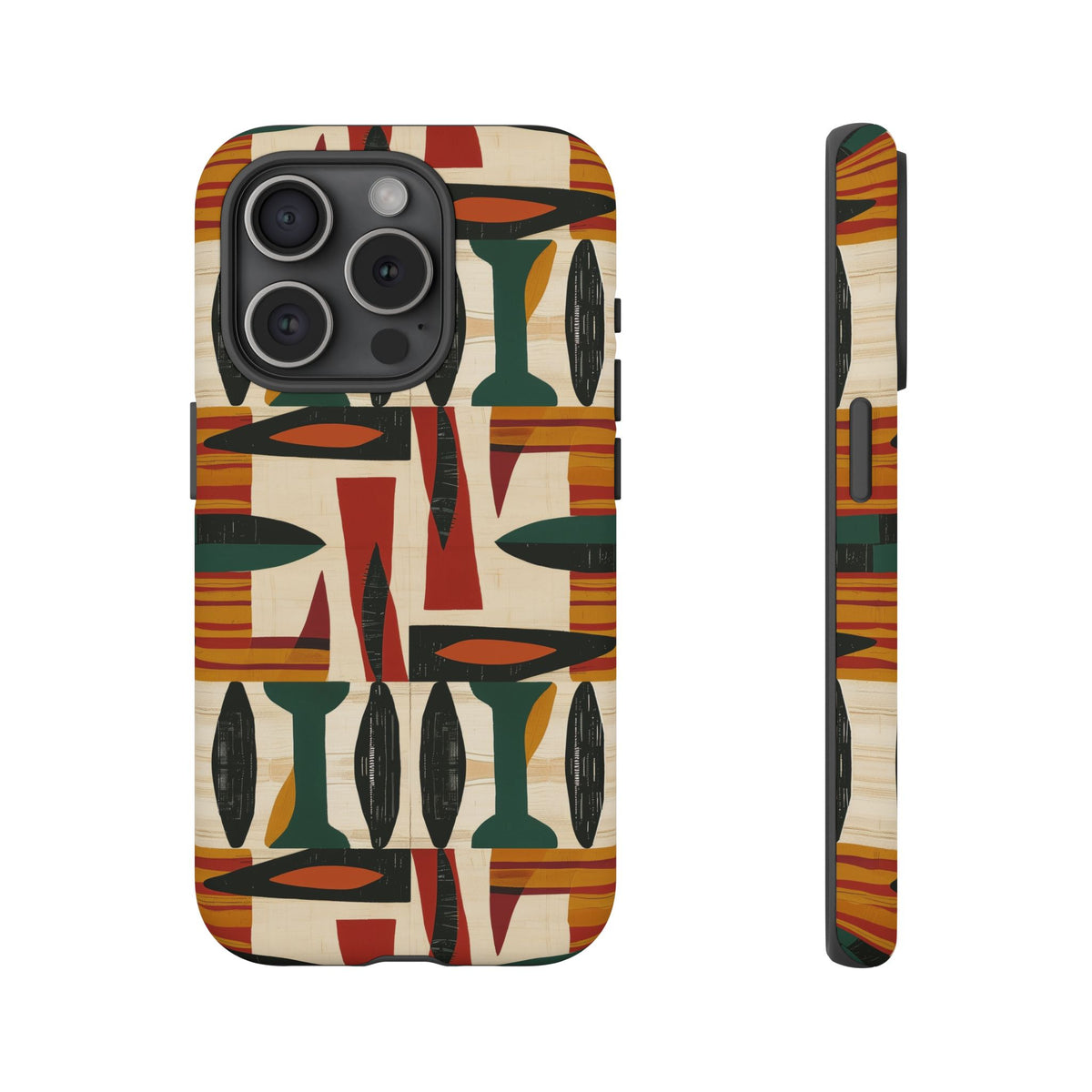 Stylish African Pattern Phone Case – Unique and Vibrant Protection 196