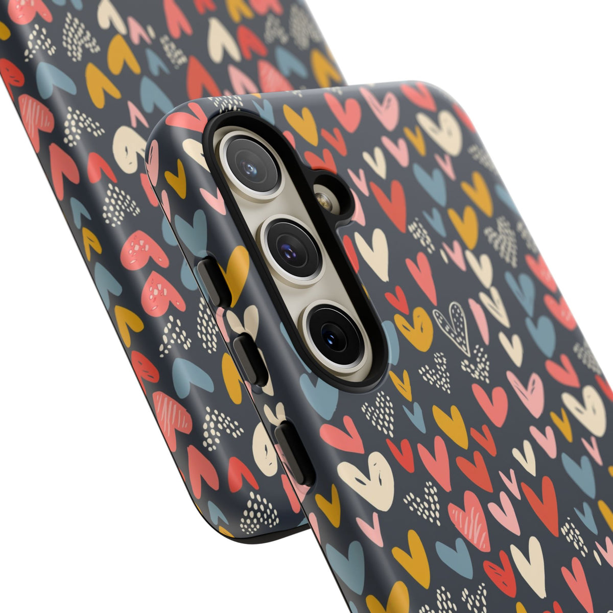 Heart Pattern Phone Case – Stylish & Loving Design for Your Device 816