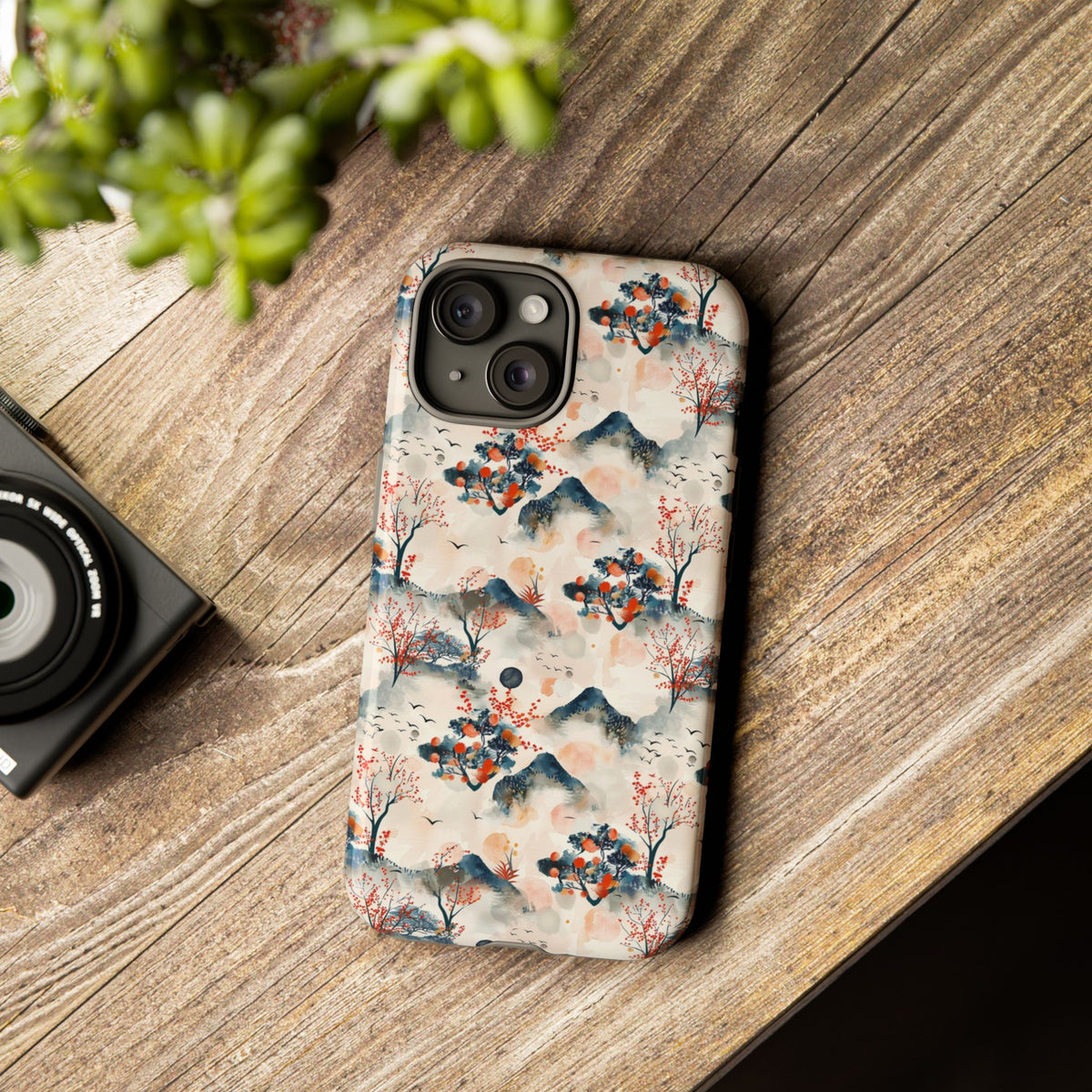 Japanese Pattern Phone Case – Elegant & Timeless Design for Your Phone 501