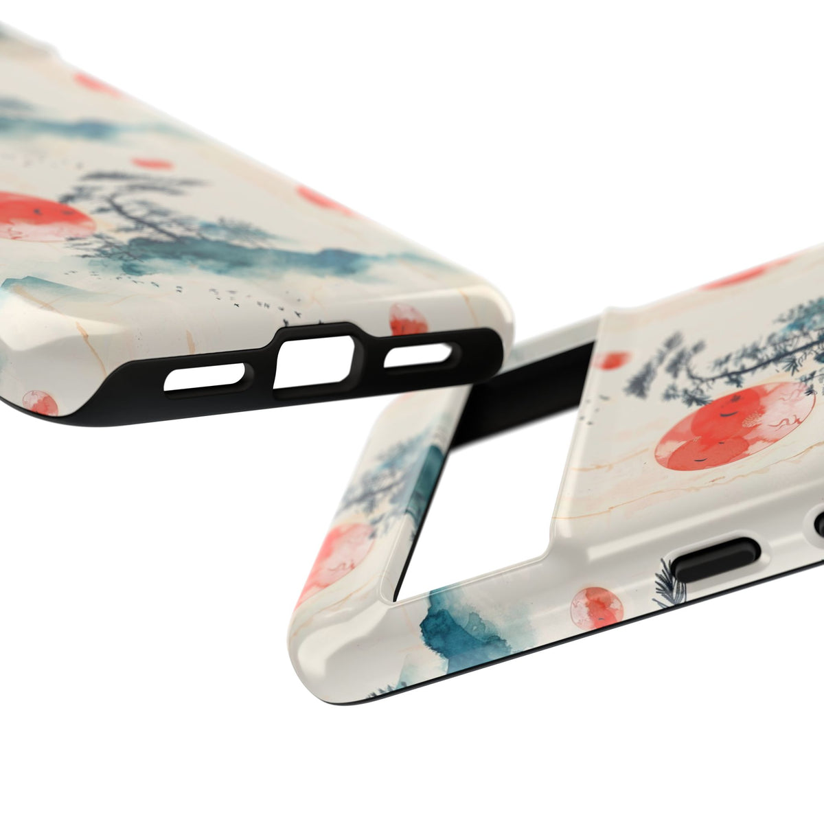 Japanese Pattern Phone Case – Elegant & Timeless Design for Your Phone 055