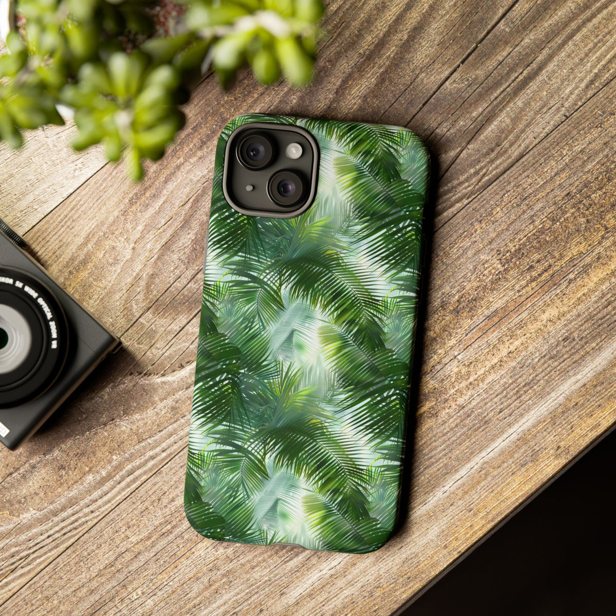 Jungle Pattern Phone Case – Exotic & Lush Design for Your Phone 344