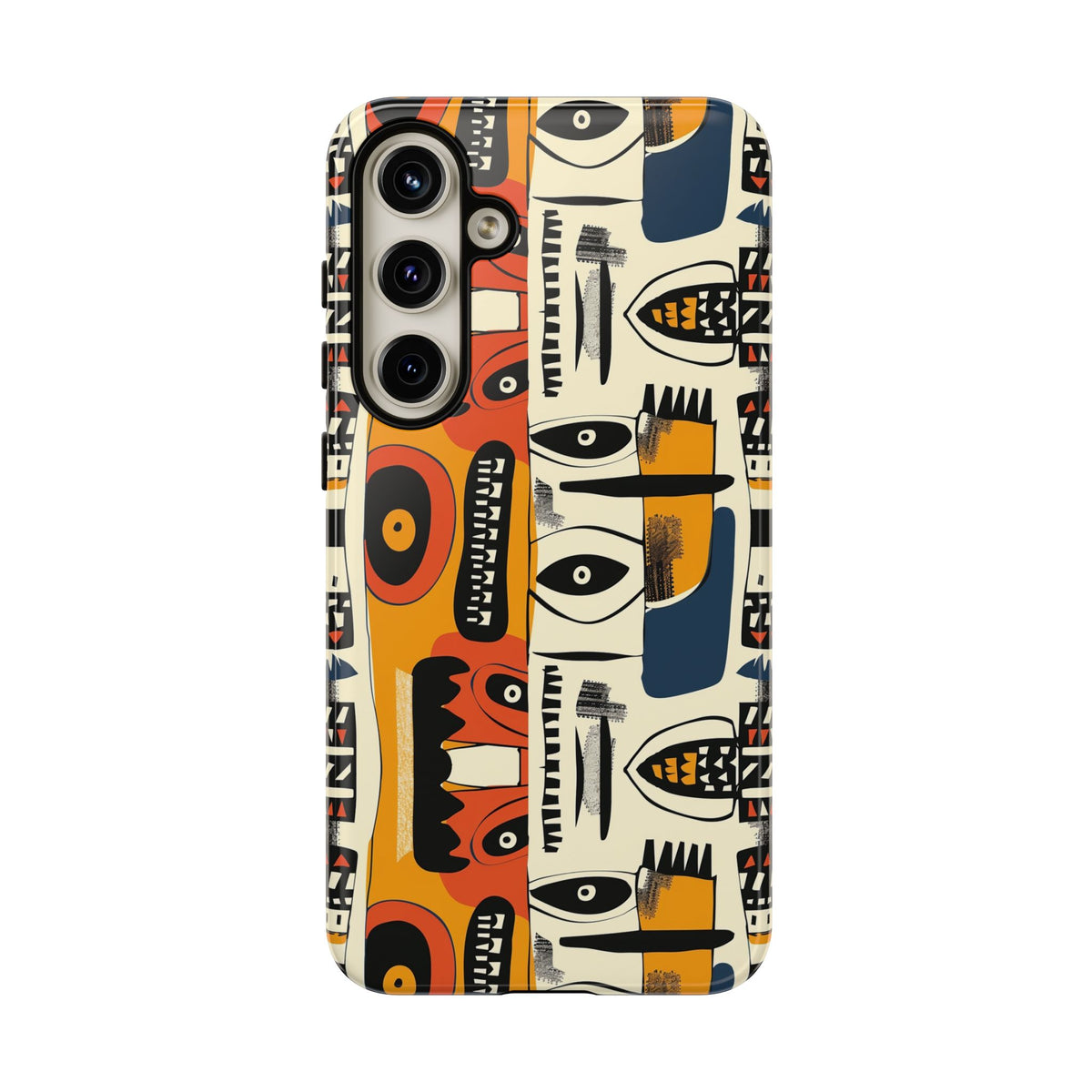 Stylish African Pattern Phone Case – Unique and Vibrant Protection 204