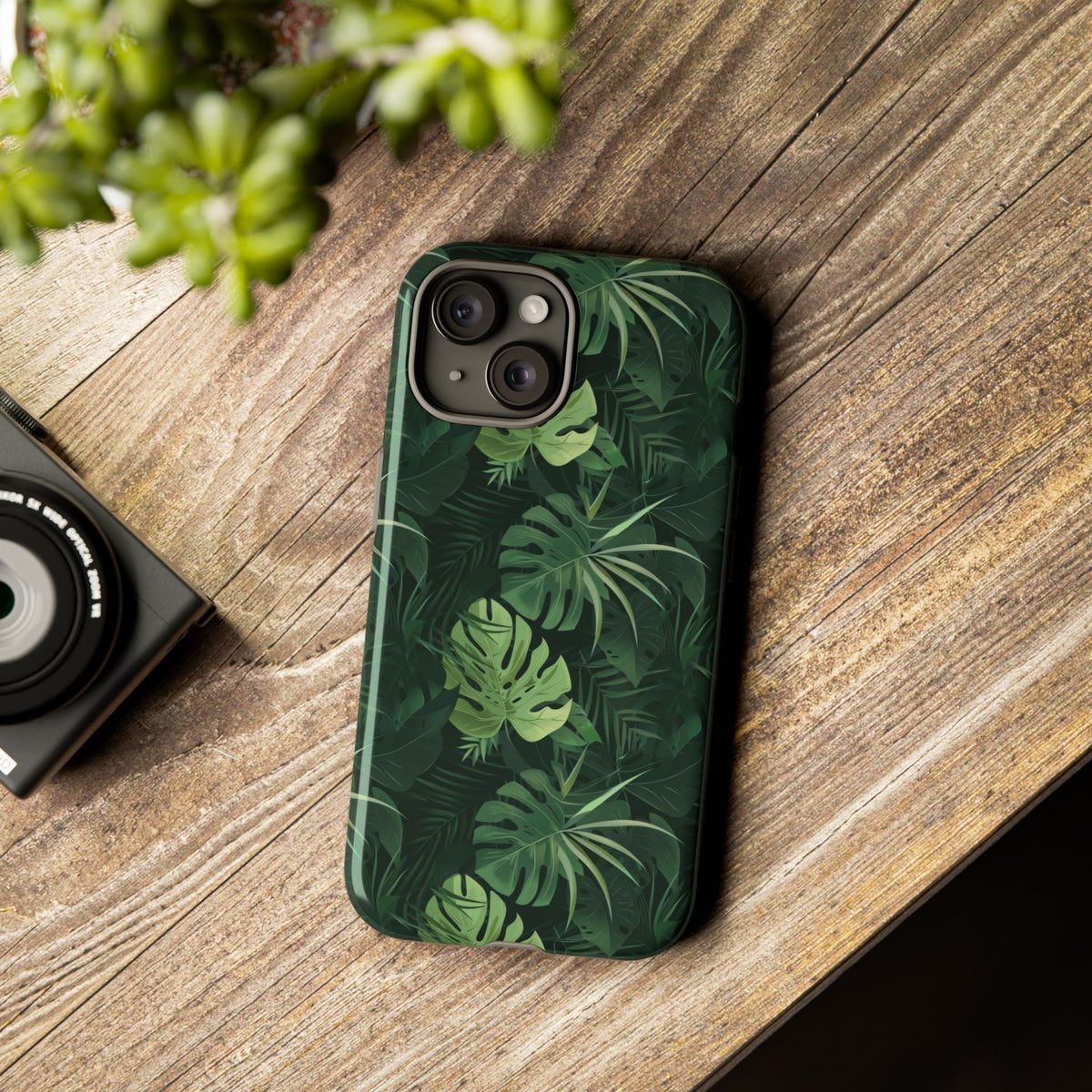 Jungle Pattern Phone Case – Exotic & Lush Design for Your Phone 335