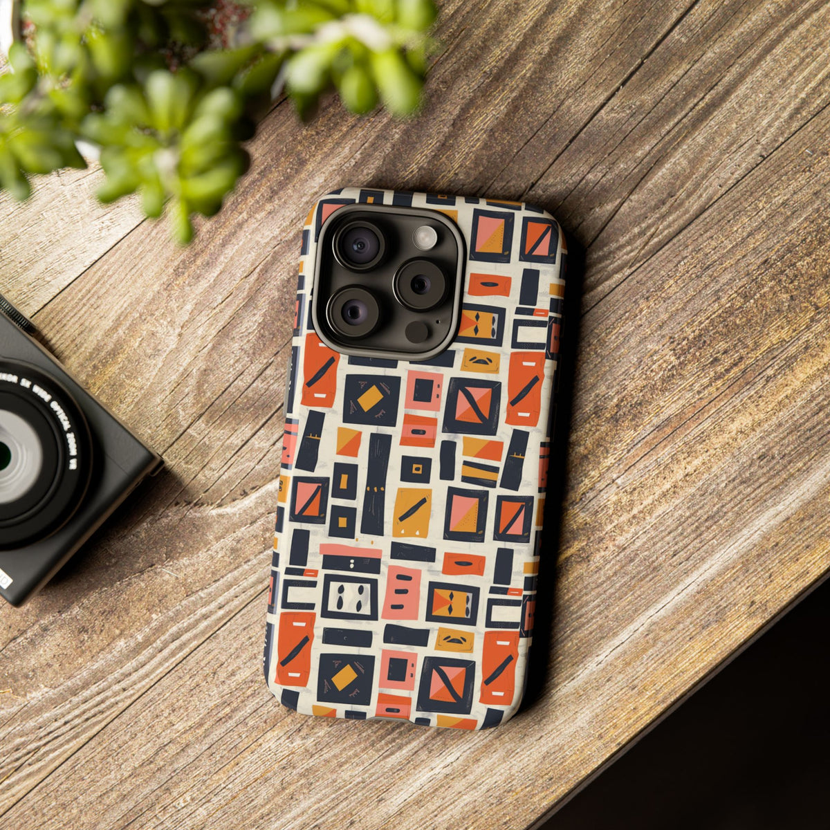 Stylish African Pattern Phone Case – Unique and Vibrant Protection 087