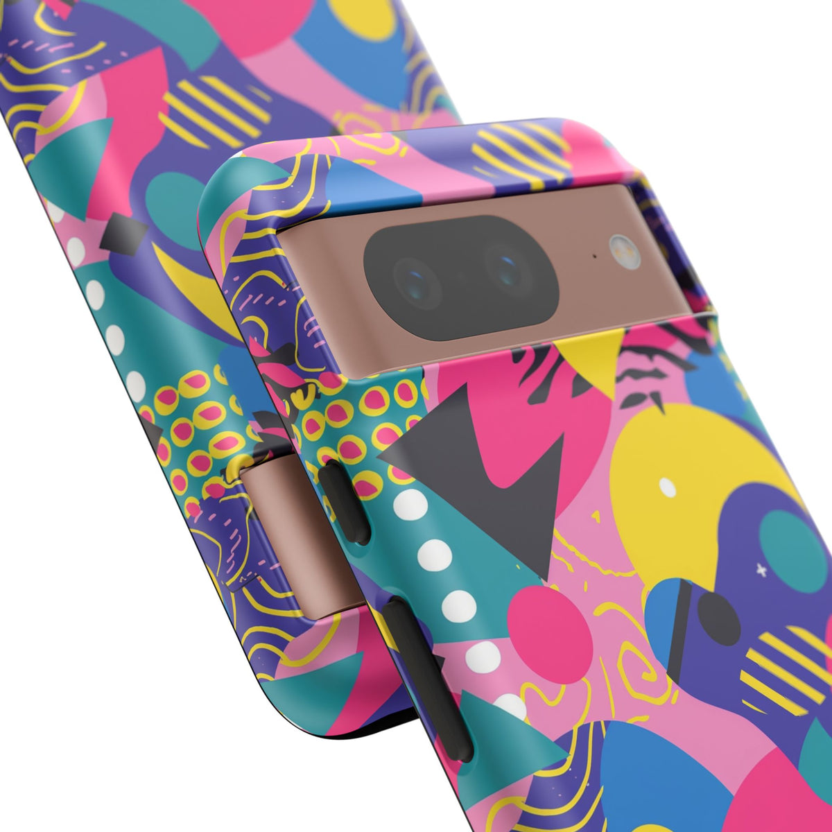 90s Themed Seamless Pattern Phone Case – Embrace Retro Style and Protection 283