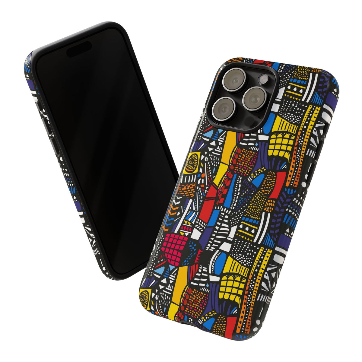 Stylish African Pattern Phone Case – Unique and Vibrant Protection 201