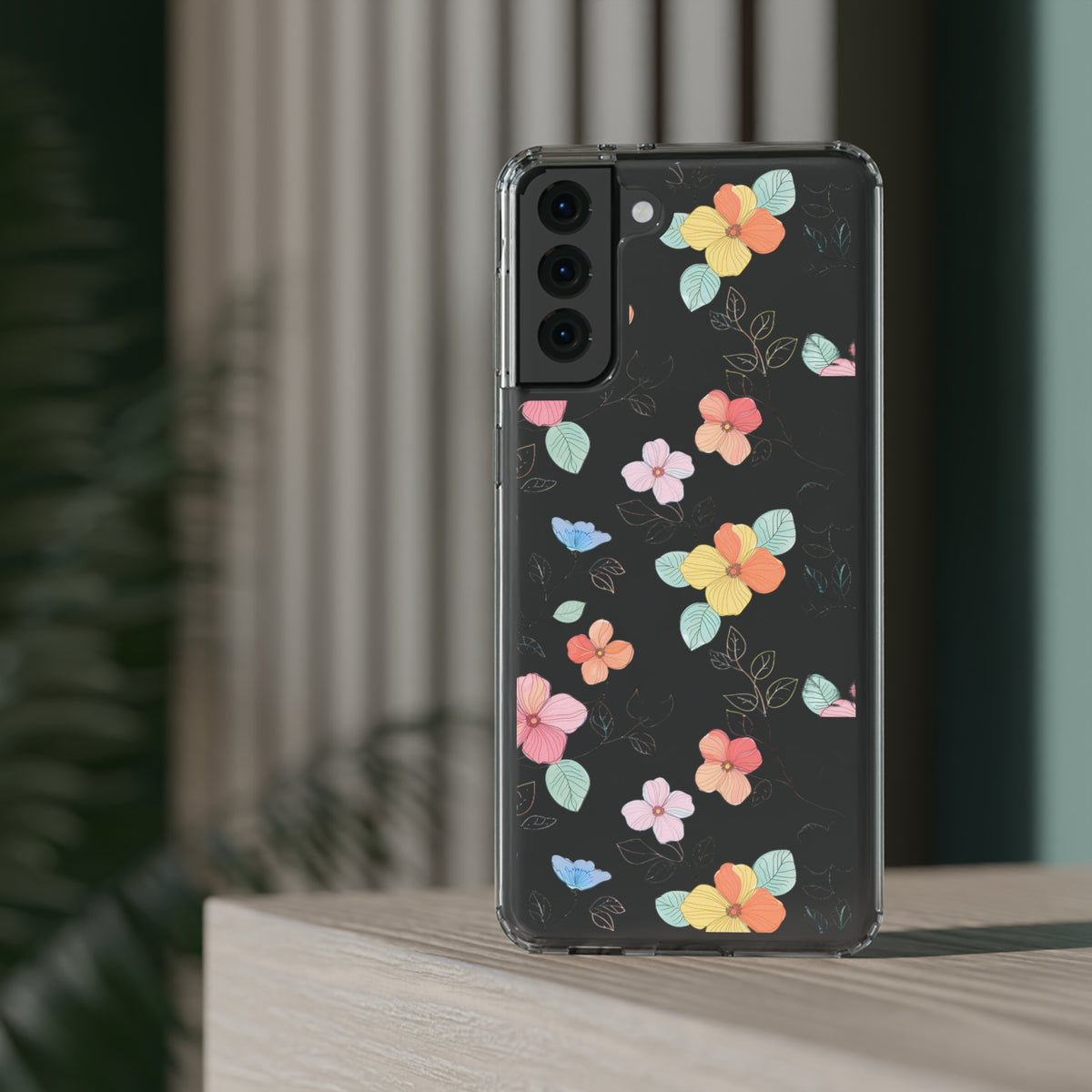 Wild Flowers Garden Stitch Phone Case – Nature-Inspired Floral Design 6