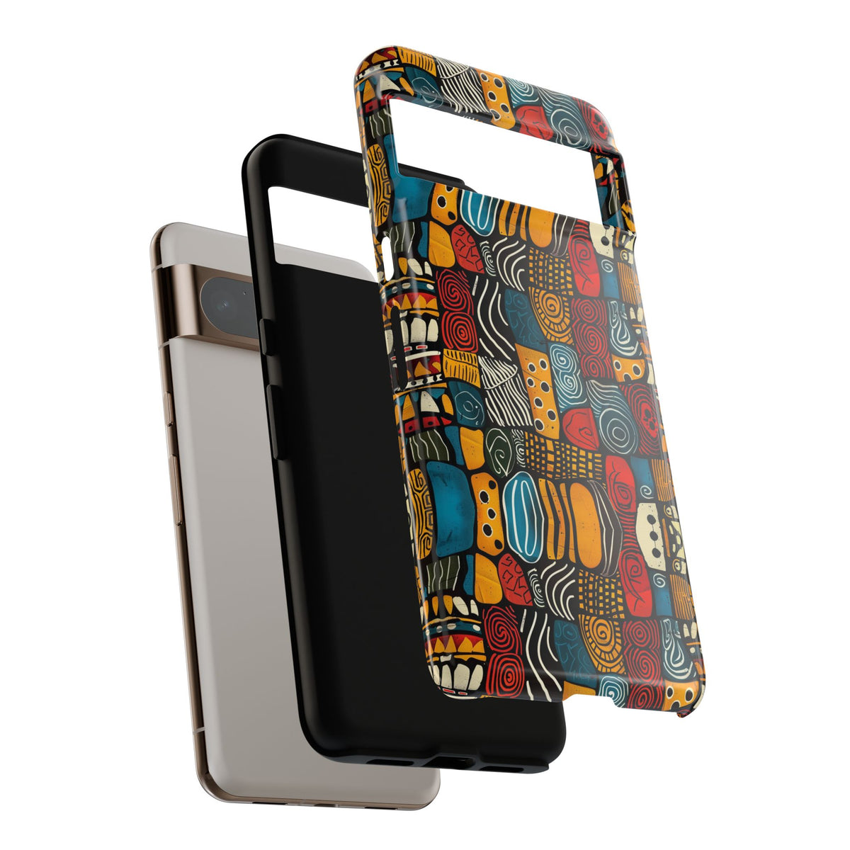 Stylish African Pattern Phone Case – Unique and Vibrant Protection 159