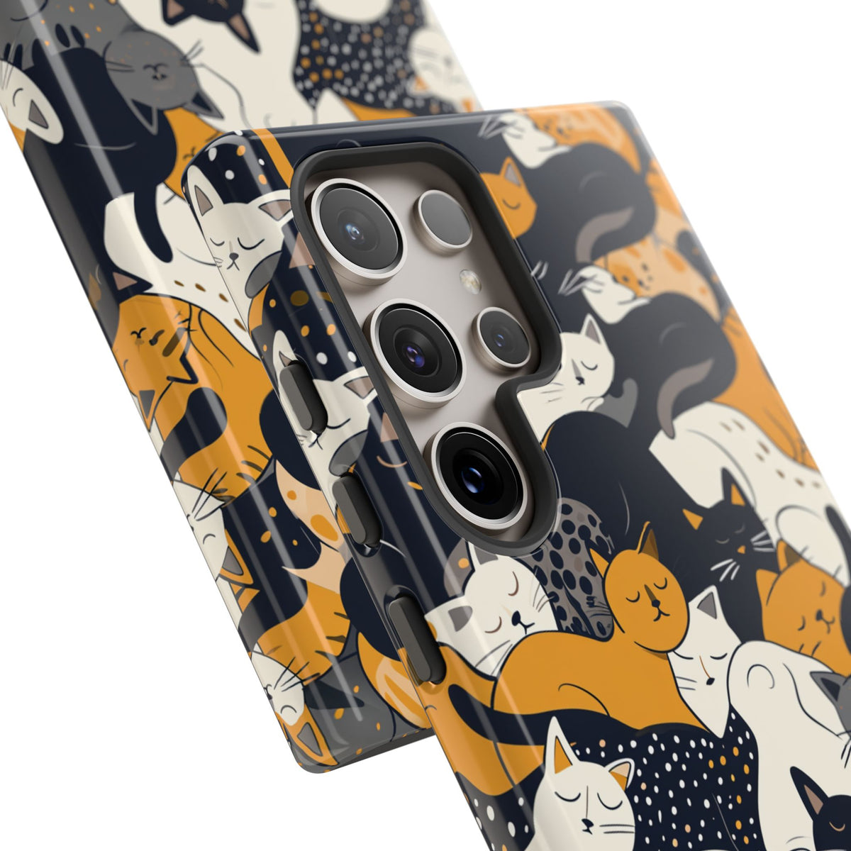 Seamless Cat Pattern Design Phone Case – Playful and Stylish Cat-Themed Phone Cover 2