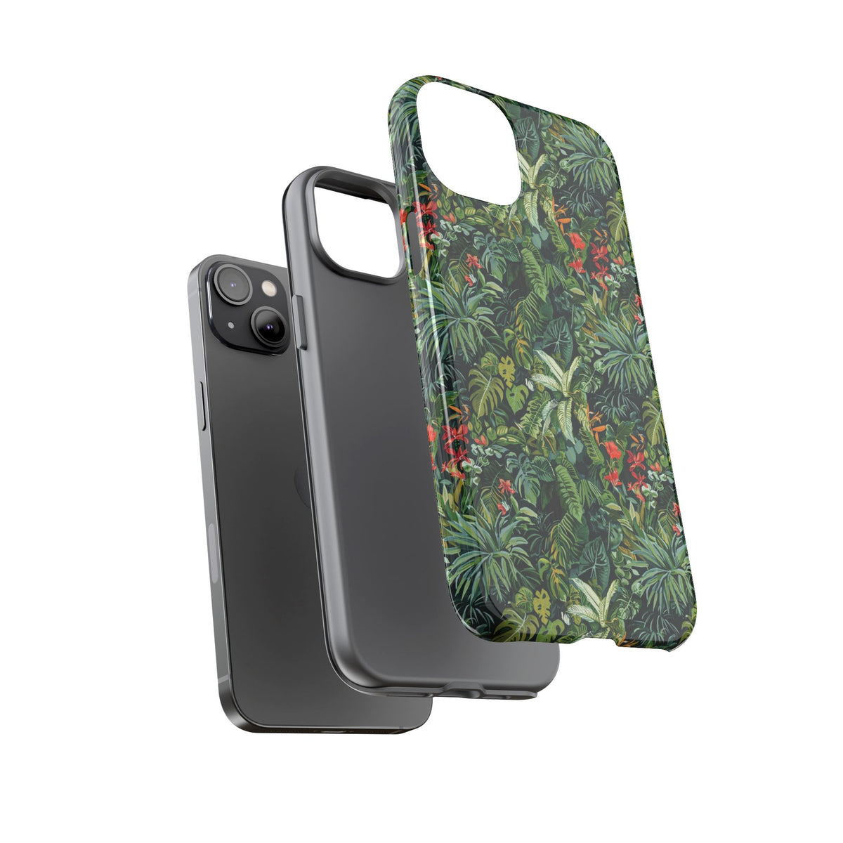 Jungle Pattern Phone Case – Exotic & Lush Design for Your Phone 323