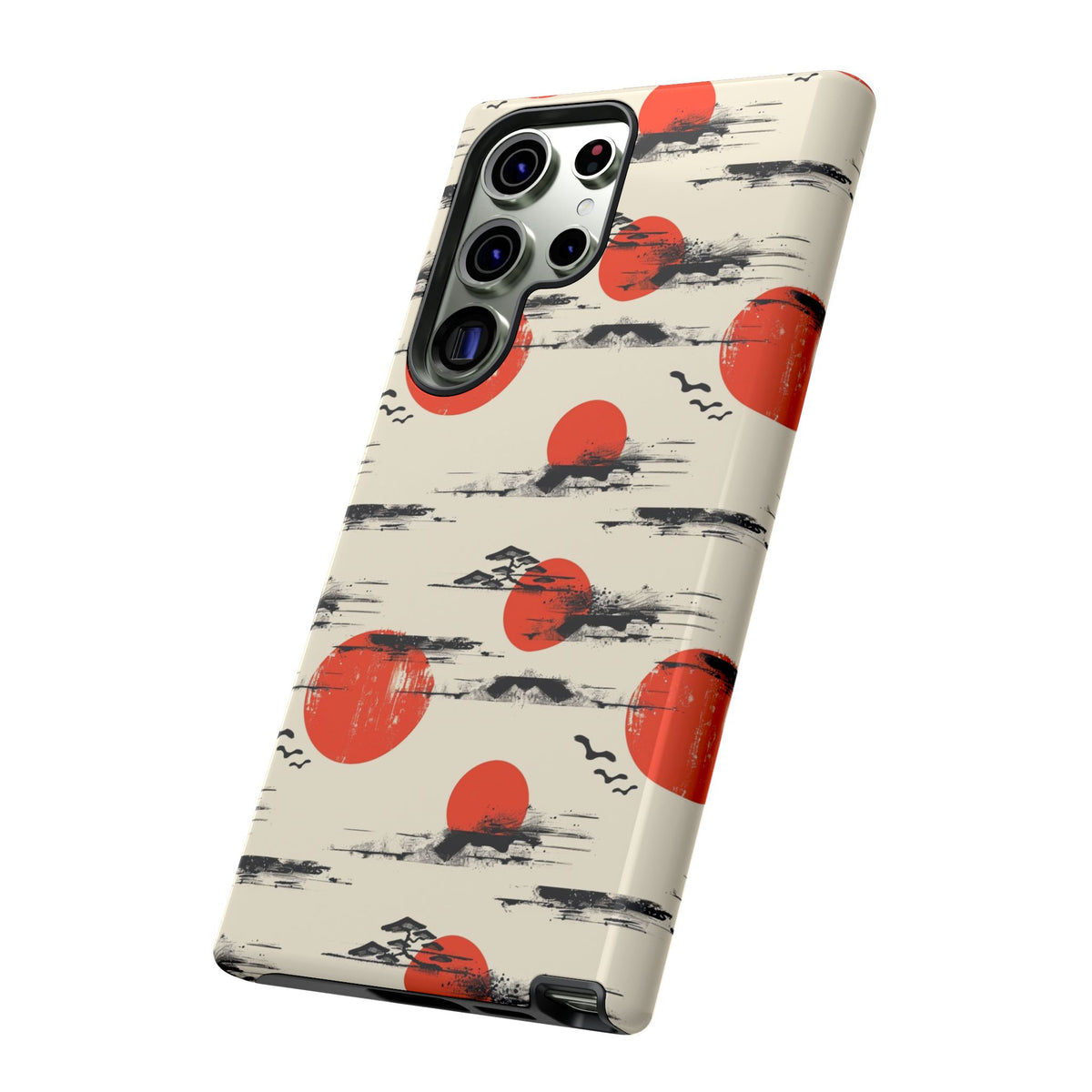 Japanese Pattern Phone Case – Elegant & Timeless Design for Your Phone 077