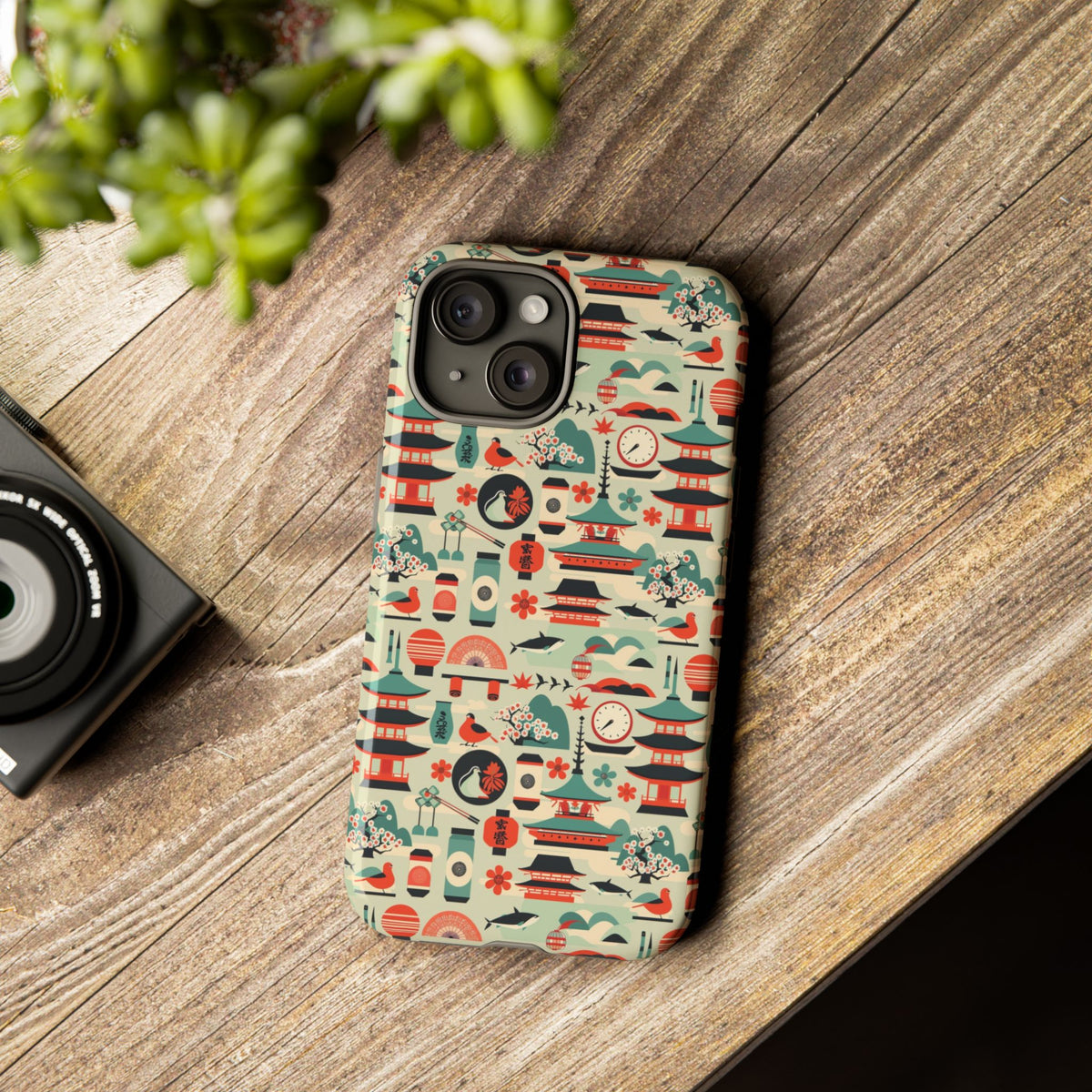 Japanese Pattern Phone Case – Elegant & Timeless Design for Your Phone 105