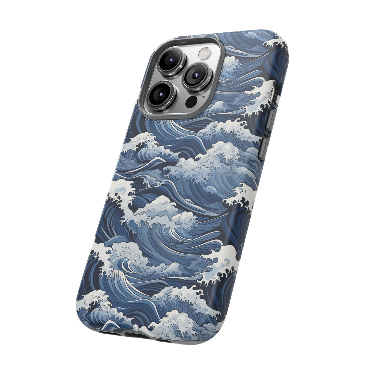 Japanese Waves Phone Case – Embrace Timeless Elegance with Classic Design