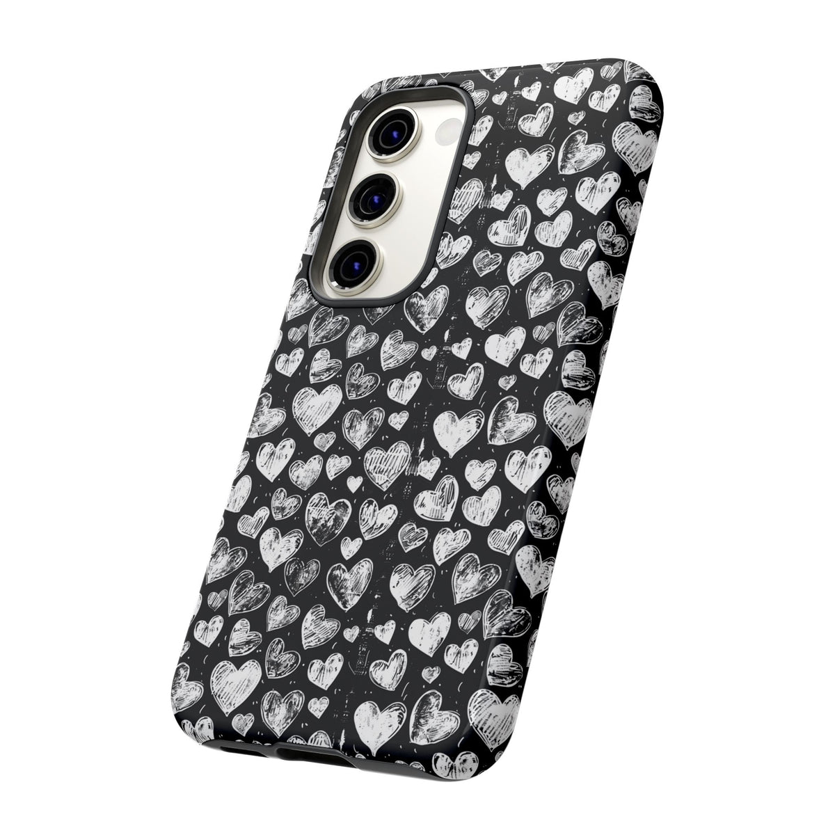 Heart Pattern Phone Case – Stylish & Loving Design for Your Device 815