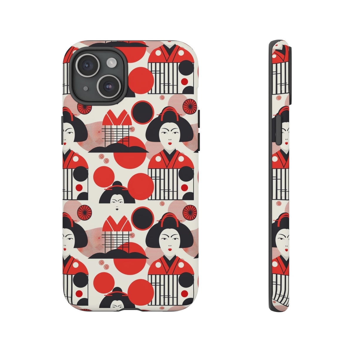 Japanese Pattern Phone Case – Elegant & Timeless Design for Your Phone 018