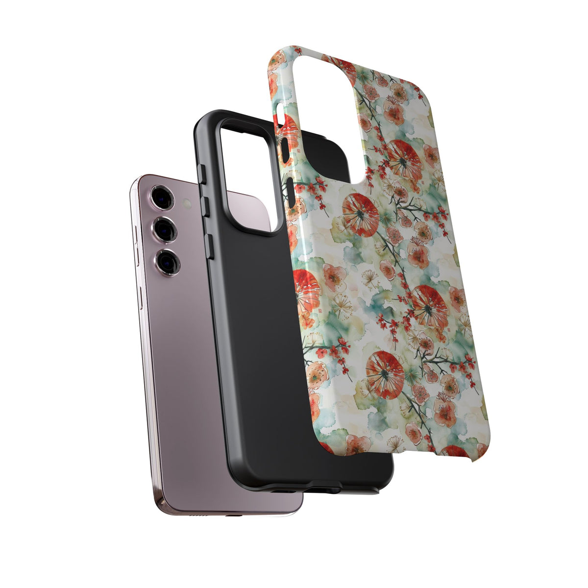 Japanese Pattern Phone Case – Elegant & Timeless Design for Your Phone 042