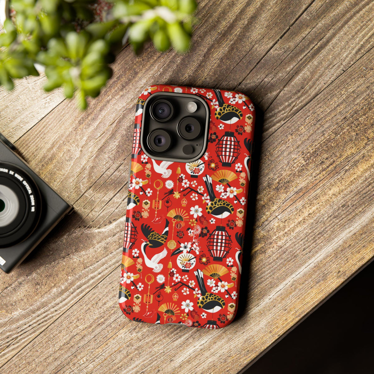 Japanese Pattern Phone Case – Elegant & Timeless Design for Your Phone 056