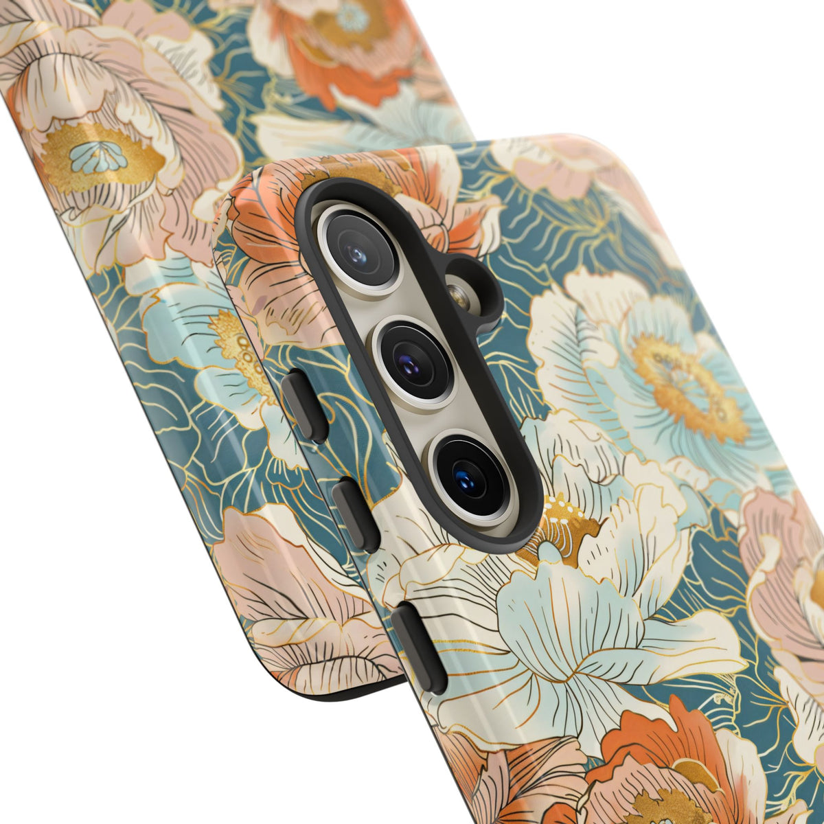 Japanese Blossom Asian Floral Design Phone Case – Elegant Floral Phone Cover 3