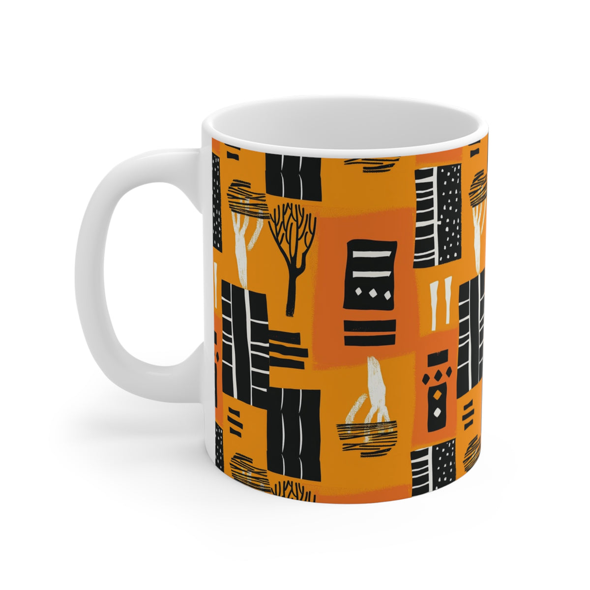 All-Over African Pattern Coffee Mug 303