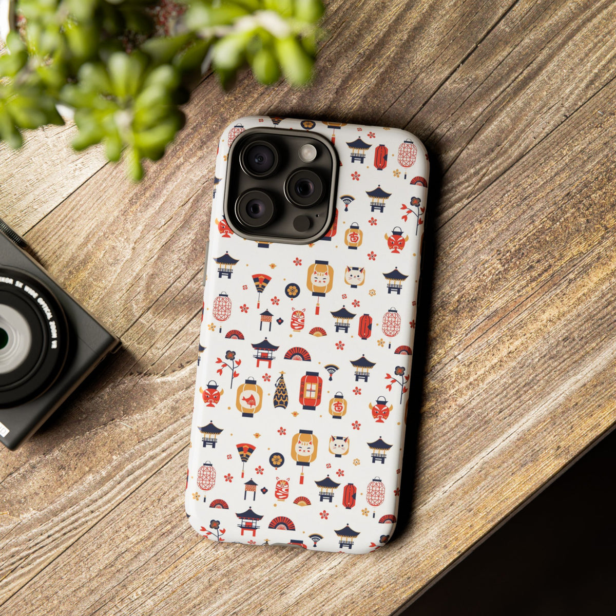 Japanese Pattern Phone Case – Elegant & Timeless Design for Your Phone 121