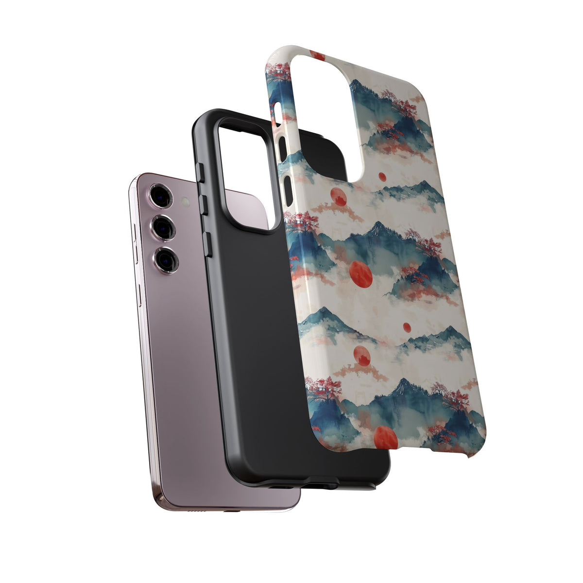 Japanese Pattern Phone Case – Elegant & Timeless Design for Your Phone 477