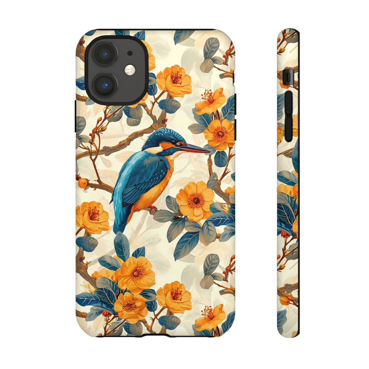 Birds Seamless Pattern Phone Case – Elegant and Timeless Avian Design