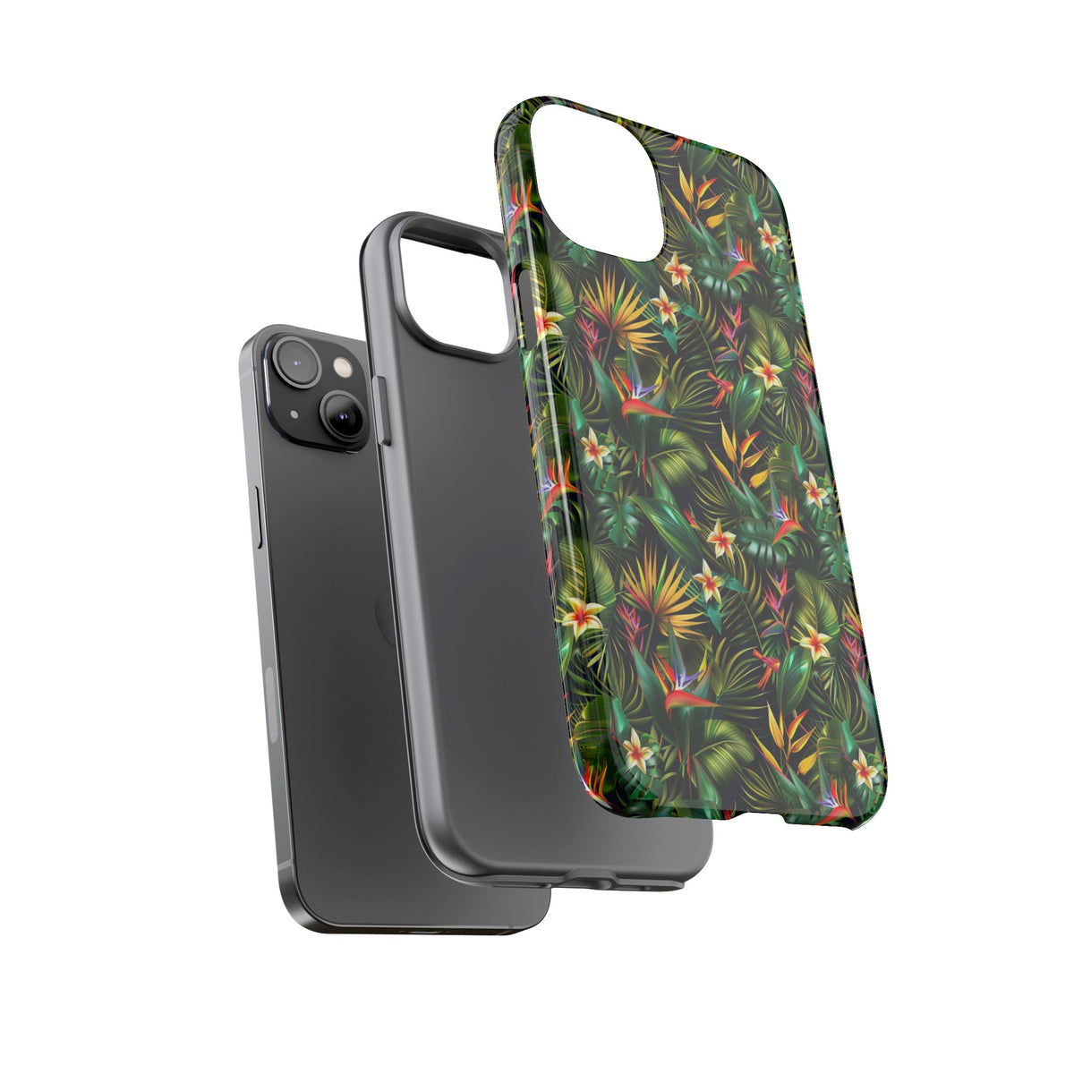 Jungle Pattern Phone Case – Exotic & Lush Design for Your Phone 348