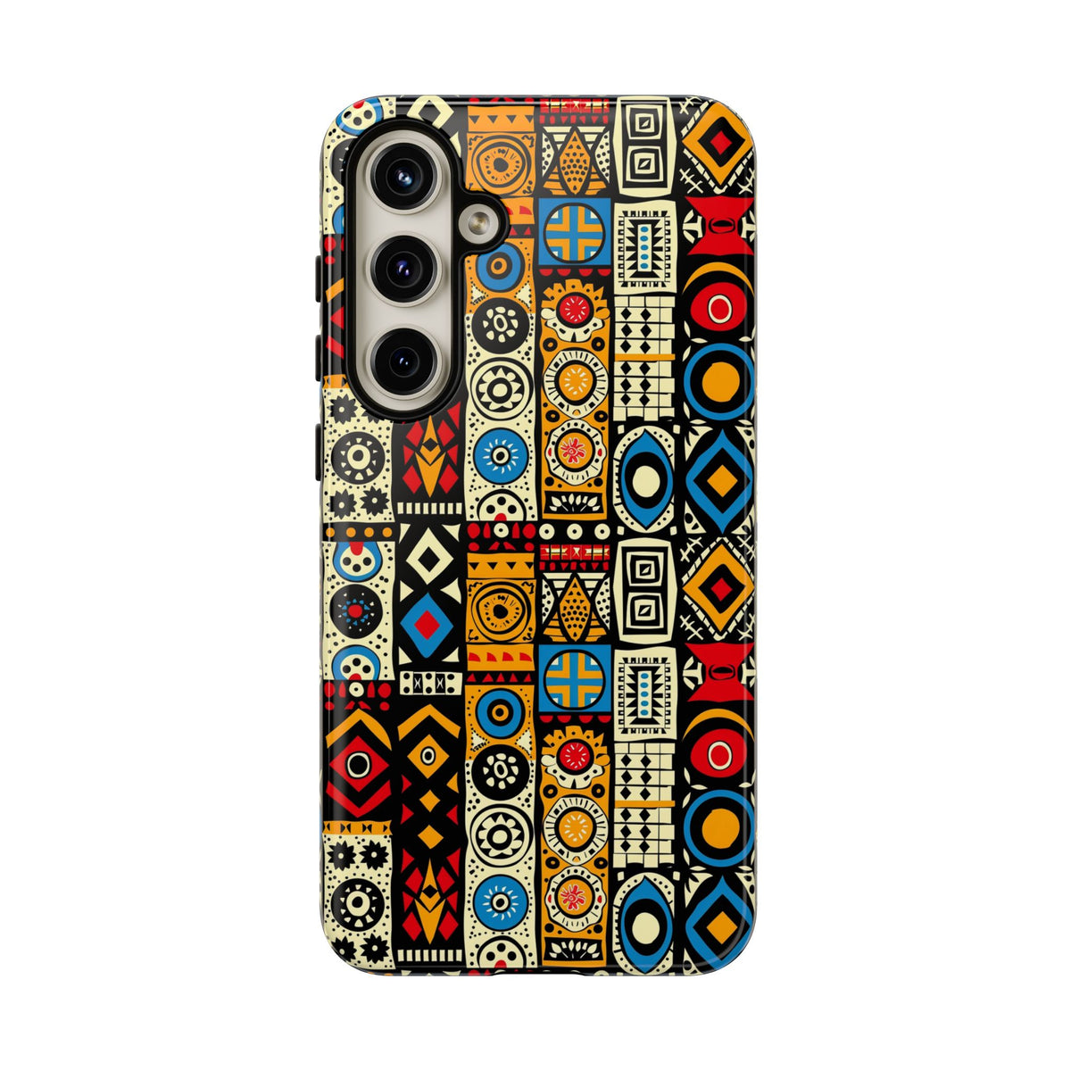 Stylish African Pattern Phone Case – Unique and Vibrant Protection 206