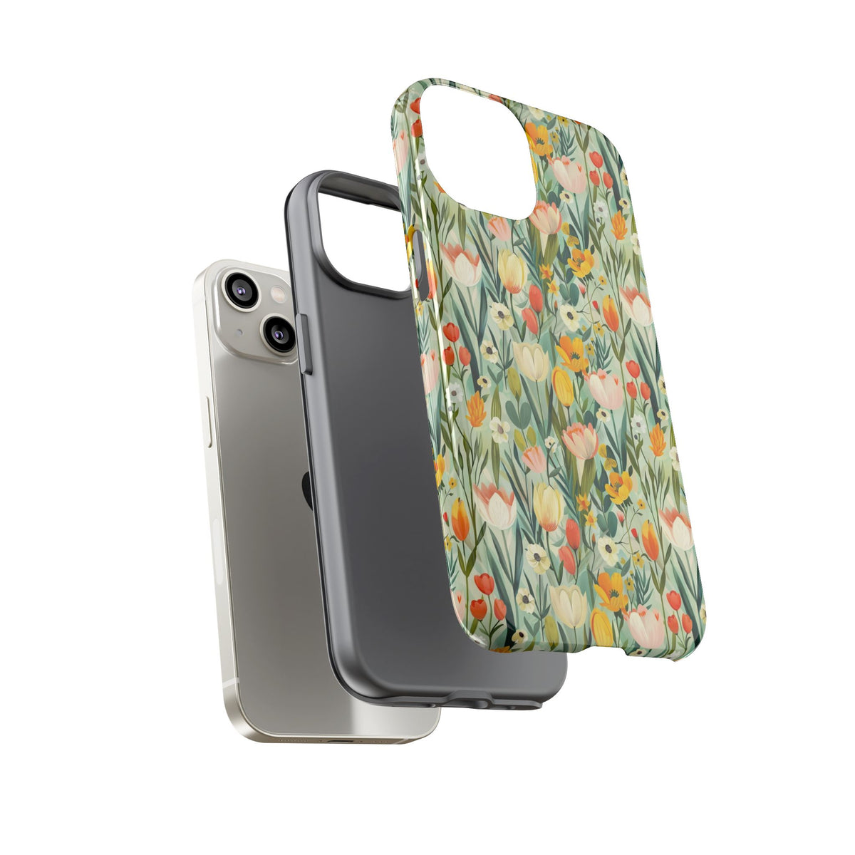 Spring Pattern Phone Case – Fresh & Vibrant Design for Your Phone 396