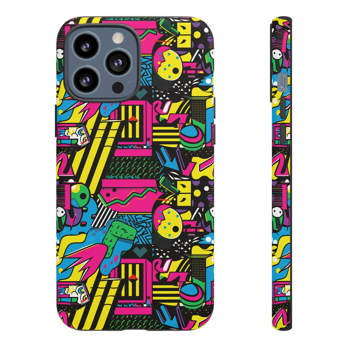 Retro 80s Seamless Phone Case – Vintage Style Meets Modern Protection 146