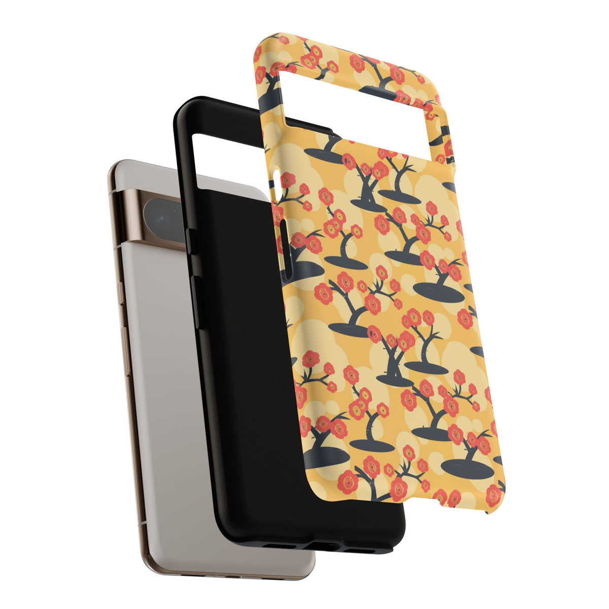 Japanese Pattern Phone Case – Elegant & Timeless Design for Your Phone 044